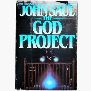 The God Project written by John Saul. 280 page novel.
